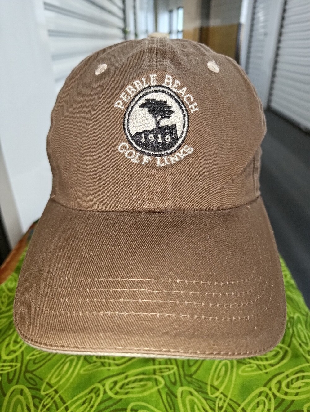 Pebble Beach Golf Links Embroidered Logo Strapback Hat Cap New